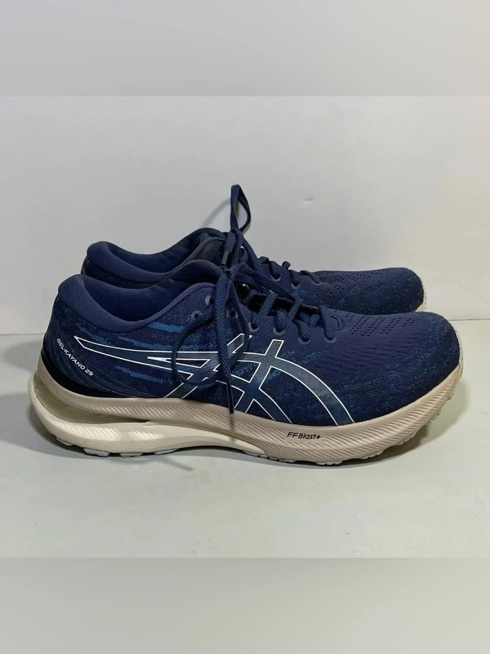Womens ASICS Gel-Kayano 29 Running Shoes, Size 10 Wide, Blue, 1012B297